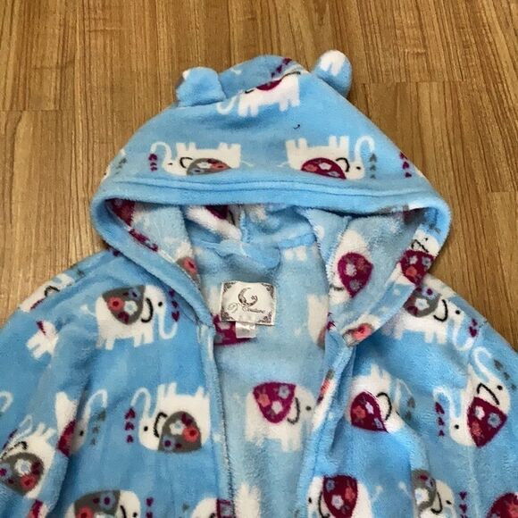 PJ Couture Colorful Fuzzy Robe EUC - Picture 3 of 5